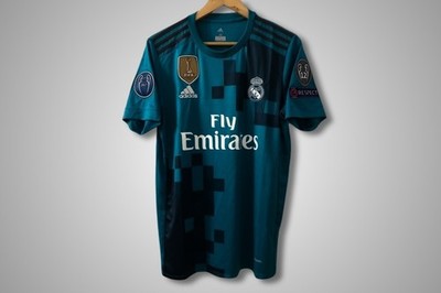 Ronaldo 7 Real Madrid 2017-2018 Champions League Retro Soccer Jersey Shirt New