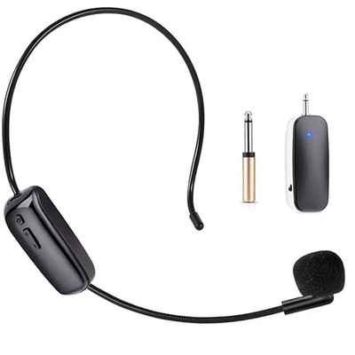 UHF kabelloses Mikrofon Headset & Handmikrofon 2 in 1 165 Fuß Reichweite für Karaoke
