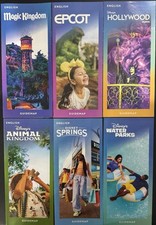 NEWEST 2025 Walt Disney World Theme Park Guide Maps - 6 Maps with Free Shipping