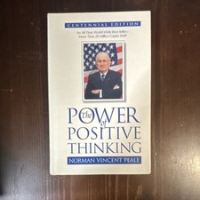 The Power of Positive Thinking Norman Vincent Peale Hardcover Dust Jacket