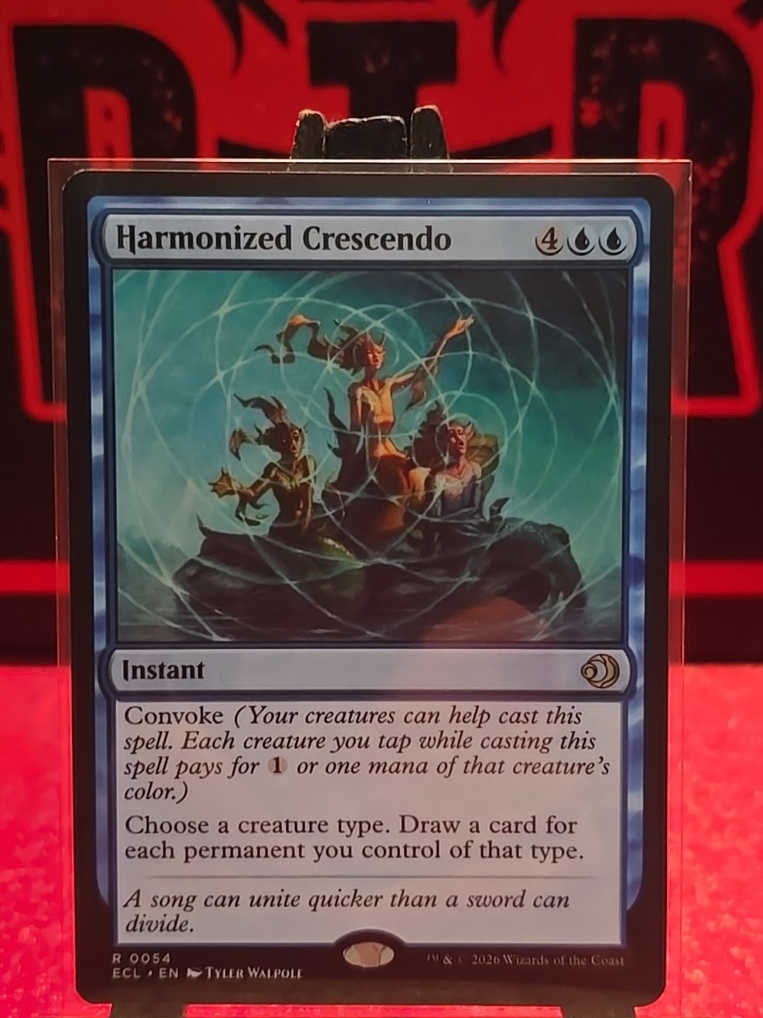 MTG - Harmonized Crescendo - ECL 0054 - Lorwyn Eclipsed - Rare - Magic