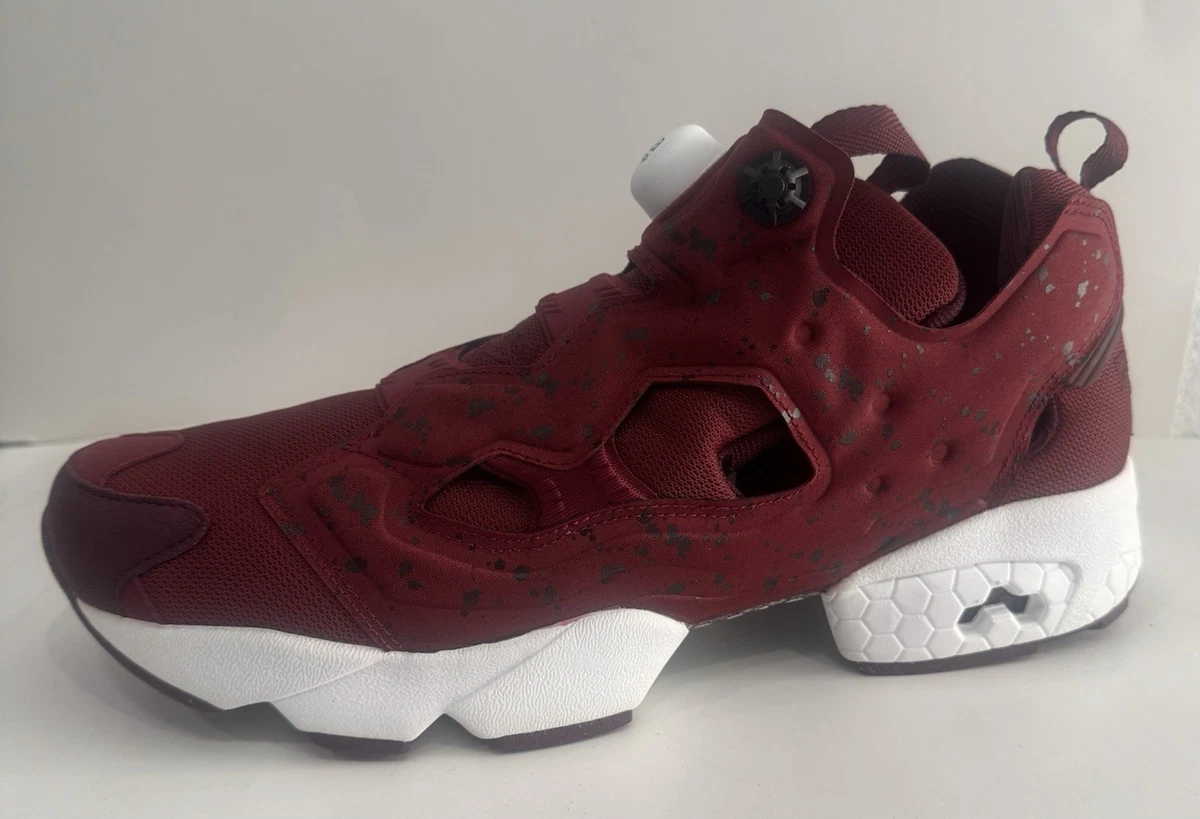 Reebok Instapump Fury SP Merlot Dark Red White Mens Basketball Sneakers AQ9802 Reebok Sneakers Reebok Shoes Reebok X Concepts Insta Pump  main image 3