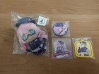 Megurine Luka stuffed mascot can badge & sticker set Kagamine Len rubber charm