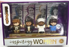 Fisher-Price Little People Inspiring Women Collector Set NIB 4 Figures 