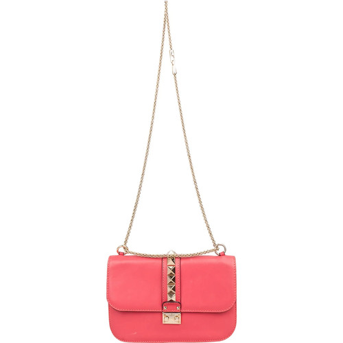 Valentino Garavani  Rockstud Glam Lock Flap Crossbody Bag Tasche - 第 7/12 張圖片