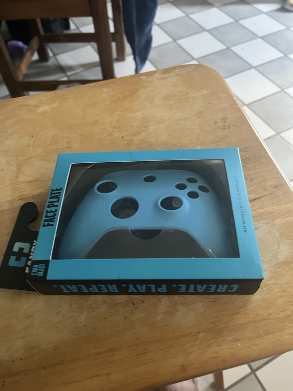 Candy Con Magnetic Controller Faceplate Customizable Accessory, Cyan