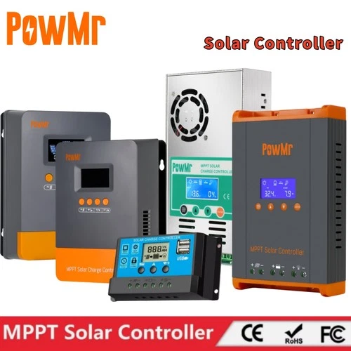 25A-60A MPPT Laderegler für 12V 24V 36V 48V Solar Panel Controller Regulator