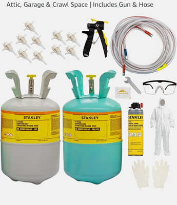 STANLEY F 994C Spray Foam Insulation Kit Closed Cell 2-Component Fire Resistant