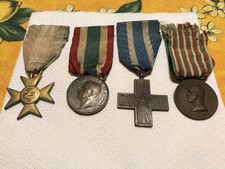 VITTORIO EMANUELE III 4 Medaglie