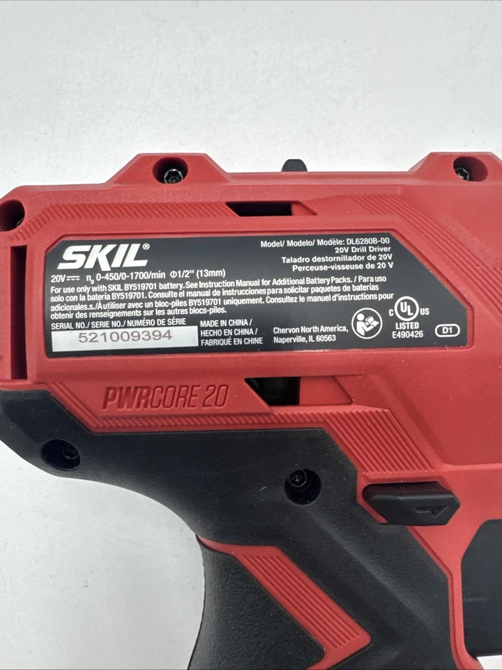 Kit sin escobillas SKIL 20V sin escobillas PWRCORE ligeramente usado Foto 4 de 4