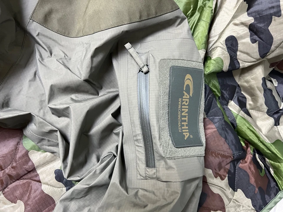 Veste MG5000 Carinthia Combat Rain Anorak Gore-tex poncho olive taille L (NEUF) - Photo 2/4