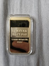 The unicorn of scotland Gold Plated Commemorative Coin Ingot