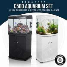 Aquatees C500 | 51L Luxury Aquarium Fish Tank and Cabinet Set