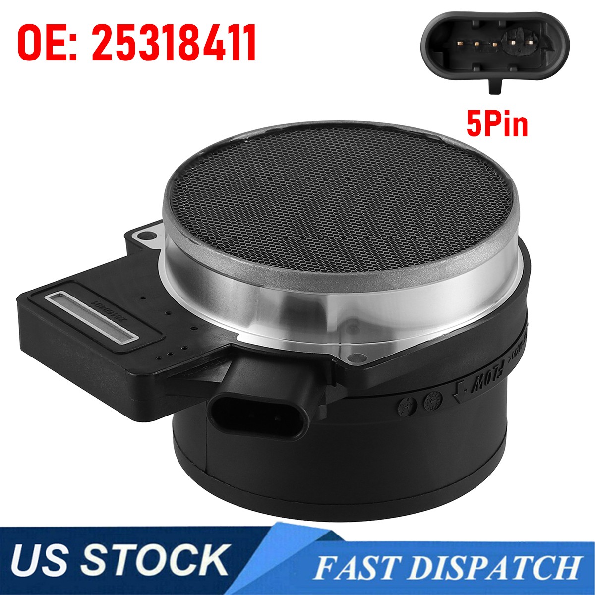 Mass Air Flow Sensor MAF Meter For Chevy Silverado Corvette GMC Sierra ...