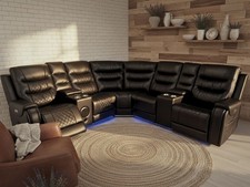 Electric Recliner Corner Sofa