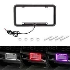 Universal Neon License Tag Frame With Led Light Car Suv Coupe Front Rear Cover Universal Neon License Tag Frame With Led Light Car Suv Coupe Front Rear Cover