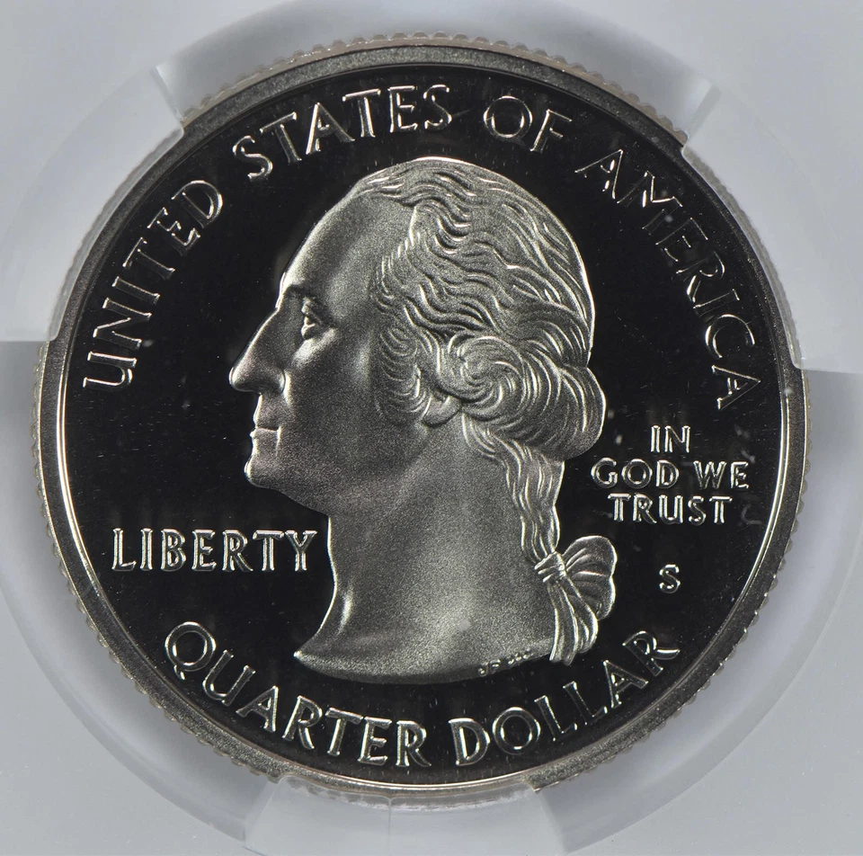 2003-S Washington State Quarter Illinois CLAD PR69 DCAM CAC CACg *6649 - Image 4 of 4