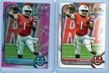 * D'ERIQ KING * 2022 BOWMAN CHROME 1ST PINK REFRACTOR HOLO RC + BASE # 58