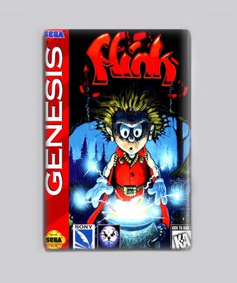 Flink / Sega Genesis 2''x3'' Fridge MAGNET (game retro vintage