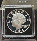 1 Troy Ounce .999 Fine Silver 2003 $10 American Liberty Dollar - Torch