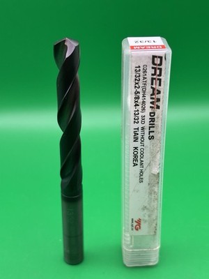 YG-1 0.406'' 0261ATF 13/32'' Solid Carbide Drill Dream Drills 3xD 10.32mm 140°