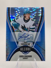 2025-26 Allure Blue Line Auto Rookie - Luca Cagnoni #139 SSP 20/35