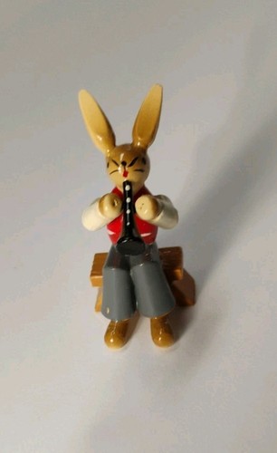 Erzgebirge Figure Collector Wooden Figure Playing Flute 3 Inch Top Condition - Picture 2 of 5