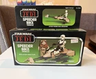 ***PERSONAL COLLECTION*** MIP ROTJ Speeder Bike ‘83 #70500, Flat w/clean corners