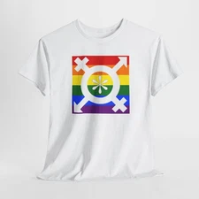 Diverse Pride Tee, LGBTQ Inclusive Shirt, Rainbow Flag Progress Top, Intersex
