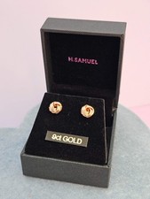 9ct Rose Gold Lover's Knot Stud Earrings