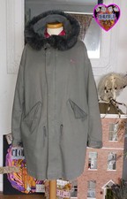 Evisu Donna Parka Coat Size 10