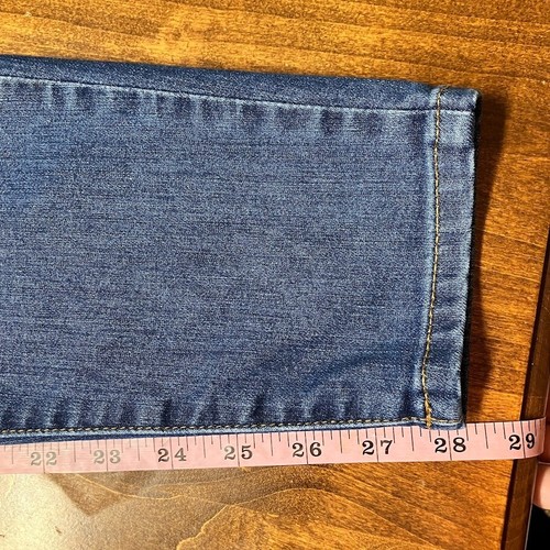 Talbots Flawless Jegging Pull On Ankle Mid RIse Blue Denim Jeans Size 2 - Picture 9 of 11