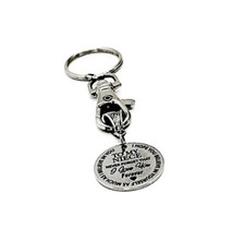 Niece I Love You Charm Keychain, Never Forget I Love You, Birthday, Niece