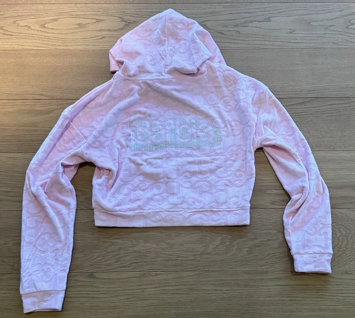 Barbie cropped deals hoodie