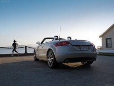Cars audi tt roadster quattro Desk Mat Stitched