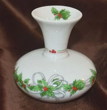 Poinsettia Small Christmas Decoration Vase The Tuscany Collection Adorable