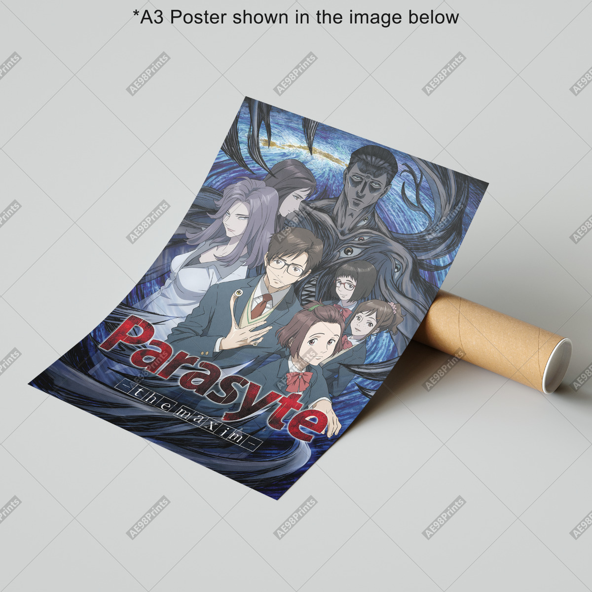 Anime Poster print Parasyte The Maxim Kiseijuu: Sei no Kakuritsu