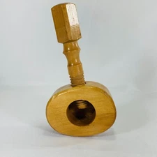 Vintage Wooden Screw Type Nut Cracker