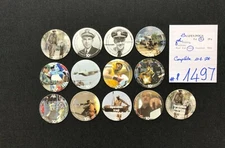 AAFES POGS, 8th Printing,13 POGS, 10c COMPLETE set, #P1497, GOOD