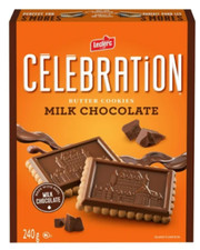 Celebration Milk Chocolate Top Butter Cookies, 240g