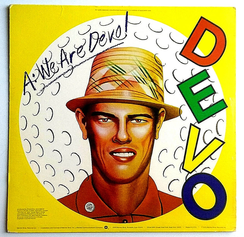 DEVO - Q: Are We Not Men A: We Are Devo - Vinyl LP 1978 WB BSK 3239 Inner - Image 2 of 4