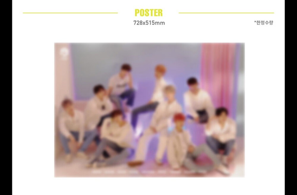 K-POP 1THE9 1st Mini Album XIX CD+Booklet+P.Card+Lyrics+Stand