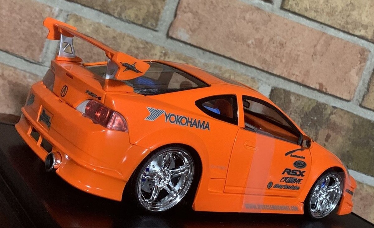 1/18  ’02 ACURA RSX muscle machines 1:18 SS Tuner 2002 Acura RSX PEARL WHITE Muscle Machines | eBay