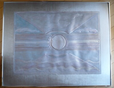 ROMA BOGARD Mixed Media PRINT EMBOSSED DESERT ART CENTER CONTEMPORARY ART SIGNED