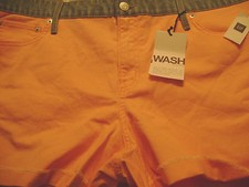 NWT WOMENS GAP 1969 BEST GIRLFRIEND DENIM SHORTS-SIZE 33 16 CONTRAST WAISTBAND