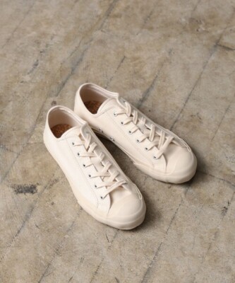 DOEK SHOE INDUSTRIES COURT ECRU White KURUME JAPAN GOOD WEAVER oki - Main Image