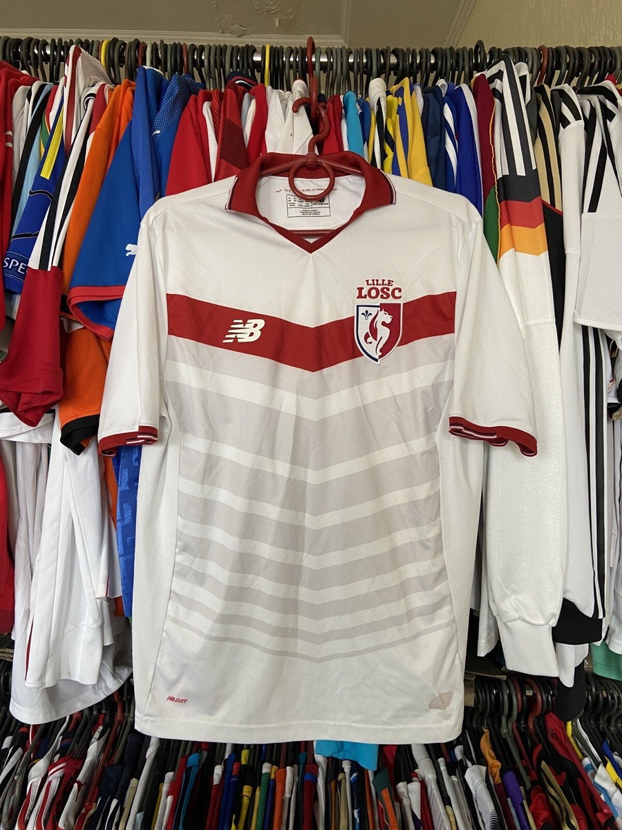 LILLE LOSC 2016 2017 HOME FOOTBALL SHIRT SOCCER JERSEY NEW BALANCE