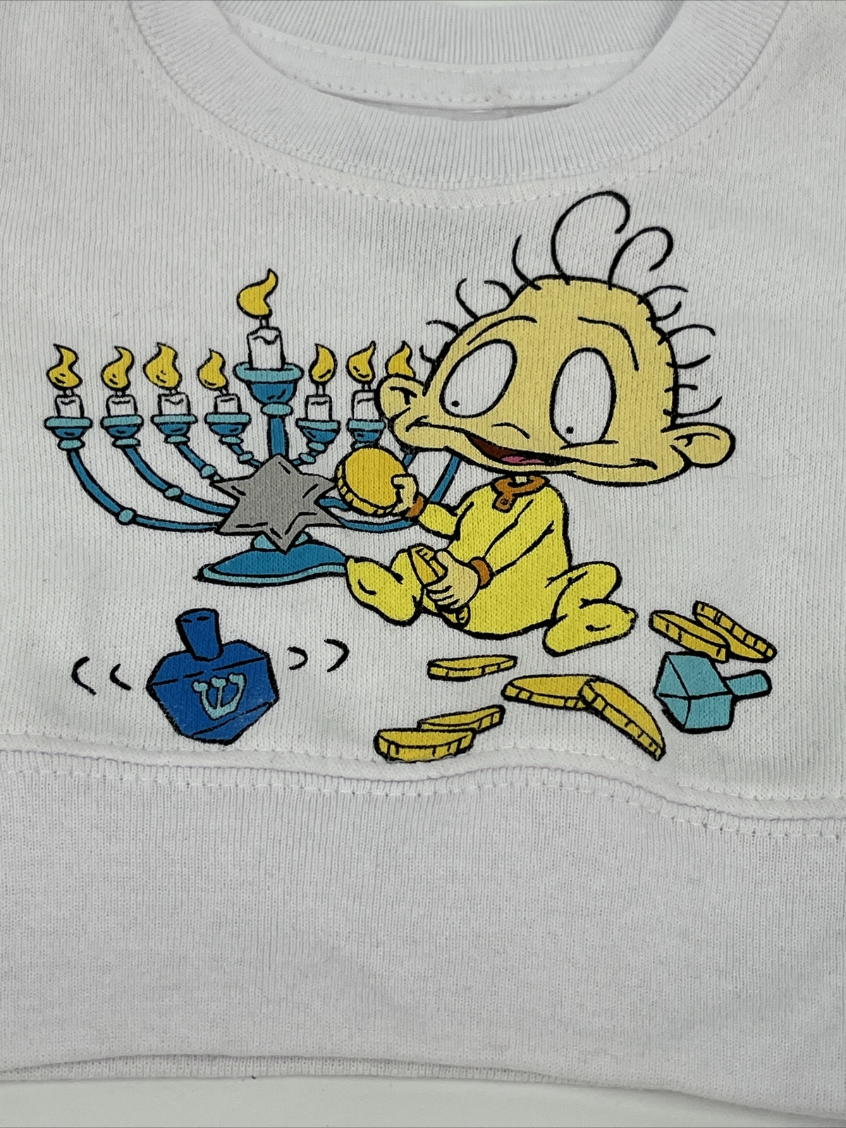 Hanukkah Ugly Sweater Shirt - Star Of David Menorah Long Sleeve Unisex Holiday Shirt