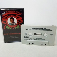 Elvis Presley Elvis  Christmas Album Cassette 1985 RCA 