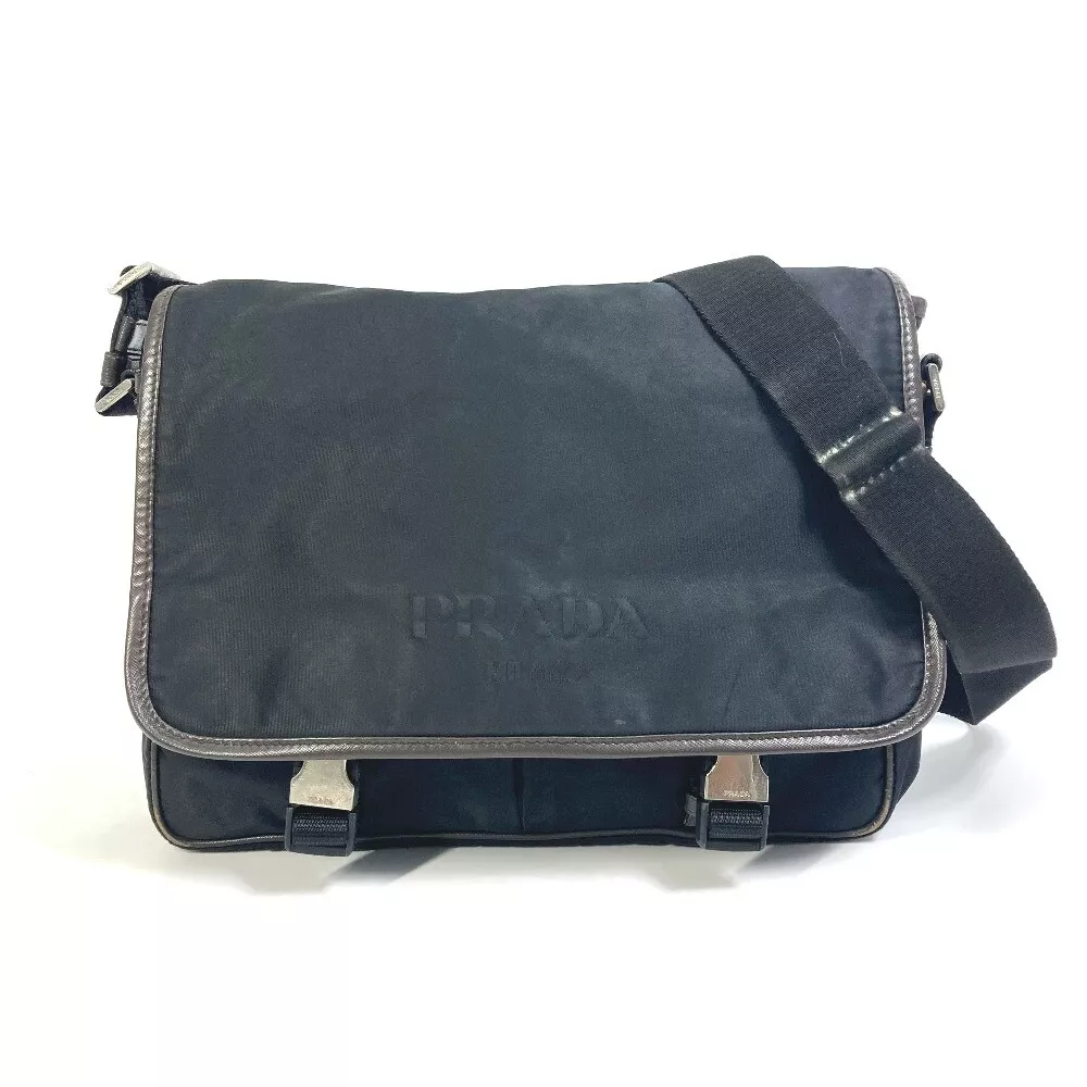 Prada triangle logo crossbody bag sale